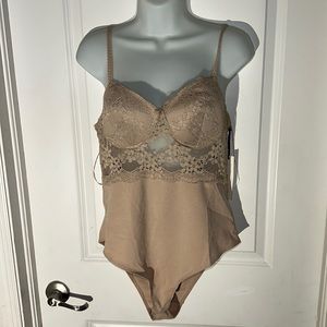 Nude bodysuit brand new with tags size large